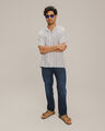Camisa Rayas Fit Relajado,AZUL CIELO
